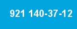 921 140-37-12 921 140-37-12